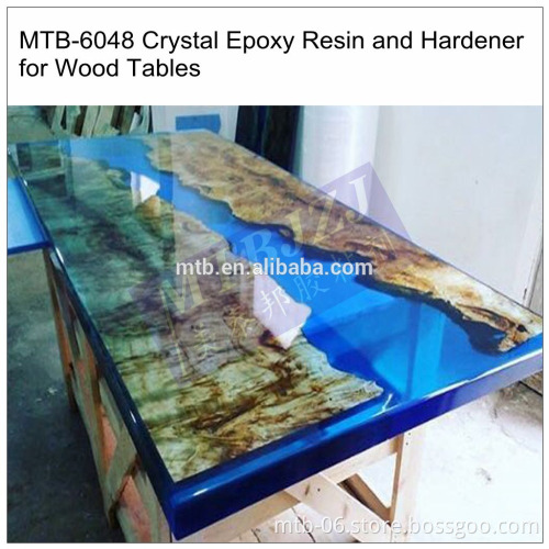 Crystal Epoxy Resin Casting for Table